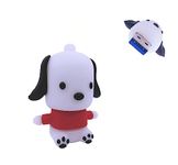 EcooDisk 128GB USB 3.0 Flash Drive Puppy Dog Shape Thumb Drive Zip Drive Cartoon USB Stick Cute Lovely Memory Stick Animal Jump Drive High Speed Pen Drive Data Storage with Jewelry Bag Gift