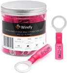 Wirefy 150 PCS Heat Shrink Ring Ter
