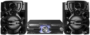 Panasonic SC-AKX710E-K 2000W Wireless Megasound Hi-Fi Speaker System with Bluetooth and Karaoke, Black