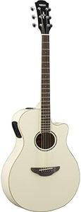 Yamaha APX600 VW Thin Body Acoustic-Electric Guitar, Vintage White