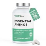Essential Amino Acids, Full Spectrum EAA & BCAA Tablets for Muscle Recovery, 300 Vegan Pills (60 Servings), High Strength Free Form Supplement with Leucine, UK Made - Love Life Supplements