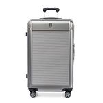 Travelpro Platinum Elite Hardside Expandable Checked Suitcase, 8 Wheel Spinner, TSA Lock, Hard Shell Polycarbonate Suitcase, Metallic Sand, Checked Large 77x46x35 cm