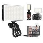 Calyrex RGB Video Light, 360° Full Color Selfie Light LED Camera Light with 3 Cold Shoe Mounts/CRI 97+/20 Scene Modes/3000mAh Rechargeable Portable Phone Light Photography Selfie Lighting