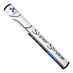 Traxion Tour 2.0 Golf Putter Grip,Lightweight Golf Grip, Advanced Surface Texture That Improves Feedback and Tack, Shape Excellent Push for Golfer(White Blue)