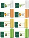 BIOTIQUE Pack of 8 Bio Soap Combo 2 Bio Morning Nectar+ 2 Bio Orange Peel+ 2 Bio Almond Oil+ 2 Bio Basil & Parsley Body Soap 150gm (Foe All Skin Types) (8 x 18.75 g)