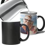 Personalised Heat Change Mug - Upload Your Photograph or Design and Text or Any Name to Personalise This Magic Cup Gift. Same Day Free Dispatch - Eco Friendly Packaging. Great Mug Gift.