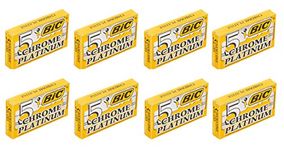 40 Bic – Chrome Platinum Double Edge Razor Blades - DELIVERY IN 6 TO 10 DAYS