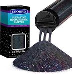 LEOBRO Glitter, Black Glitter, 180g