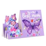 WhatSign Mothers Day Cards for Mom Flowers Step-Ups Mothers Day Card from Daughter Son You Are The Best Mom In The World Happy Mothers Day Cards Mothers Day Birthday Gifts for Mom Mother In Law Wife