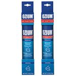 Ozium 3.5 Oz. Air Sanitizer & Odor Eliminator for Homes, Cars, Offices and More, Original Scent, 2 Pack, clear