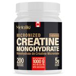 MetaLife 100% Pure Creatine Monohydrate Powder, Canada-Made, 1000 g (200 Servings) Micronized Powder, For Muscle Growth, Strength & Performance, No Additives, Unflavored, Ideal for Athletes & Fitness Enthusiasts, Third party lab tested, Vegan, Non-GMO, Gluten Free, Soy Free, Clean & Pure, Improved Performance and Recovery for Men and Women