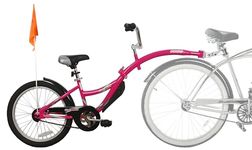 WeeRide Co Pilot Tagalong Trailer Child Bike Seat - Pink