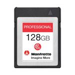 Manfrotto 128GB Professional Memory Card, PCIe 3.0, CFexpress Type B,for pro DSLRs and Advanced CSC Cameras