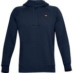 Under Armour Men Rival Fleece Hoodie, Men’s running hoodie with loose fit, comfortable and warm hooded jumper for men