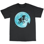 Extra Terrestial Vs Aliens Parody T-Shirt Black