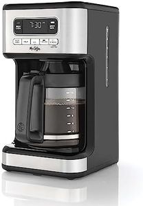 Mr. Coffee 14 Cup Programmable Coffee Maker, Stainless Steel