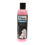 Groom Professional Baby Powder Dog Shampoo - Deep Cleansing & Deodourising Dog Shampoo - Gentle & Soothing Formula - Perfect for Young or Sensitive Skin - Baby Powder Scented, 250ml