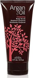 Body Drench Argan Oil Body Scrub for Women – Body Exfoliator Scrub & Deep Cleansing Skin Polish for Smooth Skin, Removes Dead Skin Cells, 6 fl oz