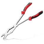 LEONTOOL Long Reach XL Dual Pivot Wire Cutting Pliers Double-Joint Side Cutters Extra Long Reach Compound Action Cutting Pliers Diagonal Cutters for Hard to Reach Narrow Spaces