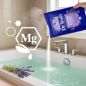 Dr Teal’s Epsom Salt Lavender, 3lb (1.36kg) – Relaxing Bath Soak