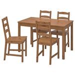 Ikea JOKKMOKK Table and 4 Chairs, Antique Stain