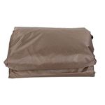 Hot Tub Cover, Rainproof Dustproof Bathtub Protector Cover Solar Covers, Outdoor Square Hot Spring Bath Cover Cap Hot Tub Covers for Winter (Brown)