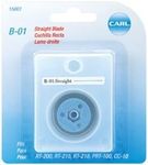 Bulk Buy: Carl Brands Professional Rotary Trimmer Replacement Blade Straight B-01 (2-Pack)