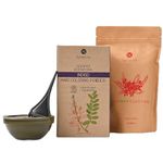 HM Herbal Me Indigo Natural Hair Color (200gm) | CERTIFIED 100% Natural by Ecocert Greenlife (France)