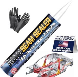 Seam Sealer Automotive-Professional Grade High Strength Waterproof Adhesive for Truck,Marine,Auto Body Repair, Rust & Leak Prevention-Quick Paintable Sealant for Metal,Plastic,RV Roof Sealant White