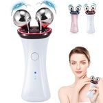 Microcurrent Facial Device - Electric Face Lifting & Toning for Face & Neck for Mother & Companion - Handheld Skin Care Device (White)