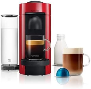 Nespresso Vertuo Plus Automatic Pod Coffee machine for Americano, Decaf, Espresso by Magimix in Red