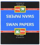 SWAN Blue King Size Slim Cigarette Rolling Paper - Pack of 50, 250 g