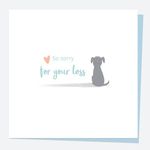 dotty about paper - Pet Sympathy Card - Sorry For Your Loss - Dog (4892)