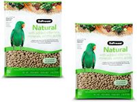 ZuPreem Natural Bird Food Pellets for Parrots & Conures, 3 lb (Pack of 2) - Daily Nutrition, Made in USA for Caiques, African Greys, Senegals, Amazons, Eclectus