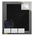 100% Blackout Blinds Curtains for Window, 300cm x 145cm Portable Blackout Curtains, Easy to Stick On and Cut to Any Size, for Tourist Cars,bedrooms,Home Theater Any Window Size & Shape