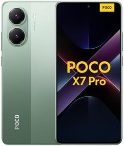 Xiaomi Poco X7 Pro Smartphone, 12+512GB, Green, 50MP Main Camera with OIS, 6000mAh (typ) Battery with 90W HyperCharge, IP68, AI Features (no Charger Included), 2 Year Warranty