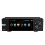 Eversolo DMP-A6 Streamers, All-in-One Amplifier and Network Player, MQA Full Decode, XMOS316 DSD512 PCM768kHz/32Bit Bluetooth 5.0 aptX HD, 6’’HD Touchscreen, Exclusive App, Music Service and streaming