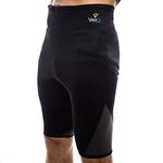 VEOFIT Men Slimming Neoprene Shaper Ideal Sauna Shorts for Weight Loss and Workout- Size XXXL Fitness Guide and Carry Bag