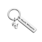 ENSIANTH Massage Therapist Gift Muscle Whisperer With Healing Hand Charm Keychain Gift For Massage Therapist,Massage Therapy School Student Gift (Muscle Whisperer key)