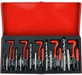 FreeTec 131 Piece Helicoil Type Thread Repair Kit M5 M6 M8 M10 M12 Thread Repair Kit