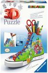 Ravensburger 3D Puzzle Sneaker Super Mario 11267 - praktischer Stiftehalter im Super Mario Design - 108 Teile - ab 8 Jahren: Erlebe Puzzeln in der 3. Dimension!