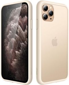 JETech Matte Case for iPhone 11 Pro Max 6.5-Inch, Shockproof Military Grade Drop Protection, Frosted Translucent Back Phone Cover, Anti-Fingerprint (Light Gold)