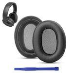 Street27® XB900N Earpads Cushion Compatible with Sony WH-XB900N, WH-CH710N Headphones, Ear Pads with Soft Protein Leather High-Density Noise Cancelling Memory Foam Replacement Earmuffs - Black