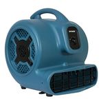 XPOWER X-830 1 HP 3600 CFM 3 Speed Professional Air Mover, 8.5-Amp