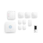 Ring Alarm Pack - L + Outdoor Camera (Stick Up Cam) by Amazon | Smart home alarm security system with optional Assisted Monitoring - No long-term commitments | Works with Alexa