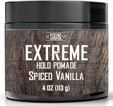 Viking Revolution - Pomade for Men - Firm Strong Hold & High Shine for Classic Styling - Water Based & Easy to Wash Out - Spiced Vanilla - 113g