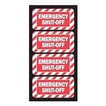 Emergency Shut Off Sign (small) | E