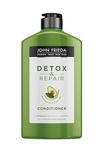 John Frieda Detox & Repair Conditioner 250 Ml, Hydrating And Smoothing Conditioner Dry, Stressed And Damaged Hair With Avocado Oil And Green Tea