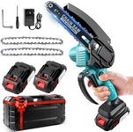 Mini Chainsaw Cordless 6 Inch, 2 * 