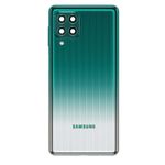 PS FORTUNET Rear Back Battery Panel Cover Shell Case with Camera Lens and Logo for Samsung Galaxy F62 SM-E625F (Laser Green)